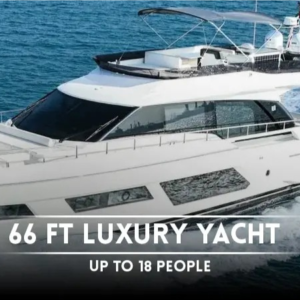 Dubai Best 66 Ft luxury Yacht – Up To 18 People