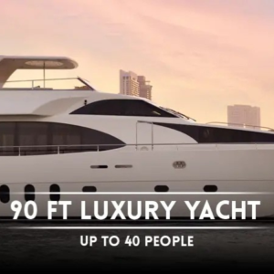 Best Dubai 90 Ft Luxury Yacht – Up To 40 People